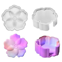 Mehrzweck-Blumenform aus lebensmittelechtem, flexiblem und robustem Silikon, tragbares Zubehör, kompatibel mit Bastelarbeiten und Wohnaccessoires