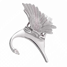 Elegantes plumas, pendientes y pinzas para el cabello, joyería multiusos con aleación compatible con mujeres multicolor