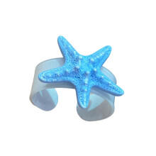 Modieuze sieraden van hars in de vorm van een zeester, draagbaar en geschikt voor zowel feestdagen, festivals als dagelijks gebruik.