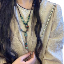 Boheemse keramische vlinderhanger ketting, handgeweven waxkoord, sieraden in etnische stijl, verstelbaar, damesaccessoire, veelkleurig