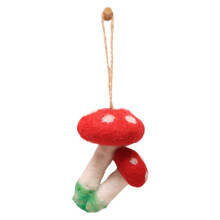 Schlüsselanhänger mit Pilzanhänger im Cartoon-Stil, niedliches Taschenaccessoire, ideal für Schüler und Alltag, perfekt für Schule und Freizeit.