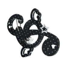 Mosquetón acrílico con forma de gato de dibujos animados, llavero, adorno para bolso, compatible con mujeres y estudiantes. Multicolor.
