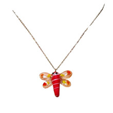 Stijlvolle choker met libellen/vlinders, lichtgewicht, elegant en verstelbaar, geschikt voor dagelijks gebruik, meerkleurig.