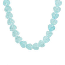 Speelse hartvormige hars hanger ketting, kleurrijk, lichtgewicht ontwerp, verstelbare ketting, geschikt voor vrouwen en tieners.