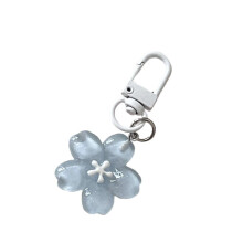 Sweet Cherry Clear Keychain Feminine Present Resin Texture Perfect compatible with Best Friend Couples Anniversary Celebration Multicolor