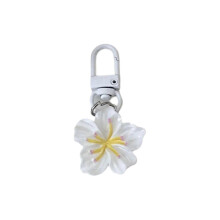 Modischer Blumen-Handtaschenanhänger, Autoschlüssel-Schmuck, stilvoller Schlüsselanhänger, geeignet für alle, die einzigartige Designs lieben.