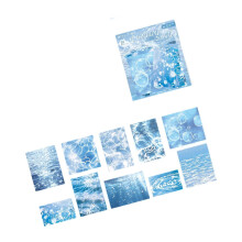 Libretas de pegatinas artísticas decorativas compatibles con scrapbooking, journaling, manualidades, álbumes, bullet journaling, diarios multicolor.
