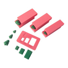 Werkzeugset zur Herstellung von Polymer-Tonperlen, kompatibel mit handgefertigten Ohrringen, Halsketten, Weihnachtsbaum-Designs und Bastelzubehör