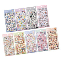 Tiergeprägte PVC-Aufkleber, geeignet für Kinderbastelarbeiten, Scrapbooking, Planer, Tagebücher, Notizbücher, Belohnungen im Klassenzimmer