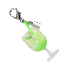 Multifunktionaler Lippenpflegestifthalter und kleiner Becher-Schlüsselanhänger, passend für Damenhandtaschen