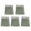 5 Pcs Waterproof Note Pad Clear Memos Pad Easy to Write Multifunctional Notepads Macaroon Color Sticking Note 1
