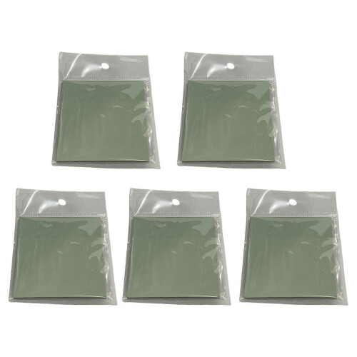 5 Pcs Waterproof Note Pad Clear Memos Pad Easy to Write Multifunctional Notepads Macaroon Color Sticking Note