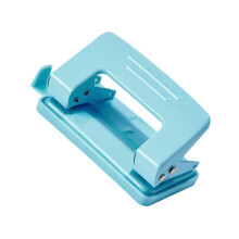 Draagbare perforator met 2 gaten, handmatige perforator, papierperforator, bureauperforator, perforatiemachine, kantoor- en schoolbenodigdheden.
