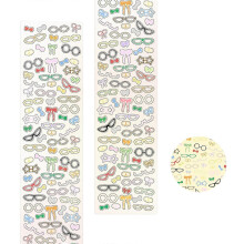 Aesthetic Scrapbooking Sticker PET Sticker compatible with Notebook Journal Water Bottle Laptop Scrapbook Kid Motivational Sticker Multicolor