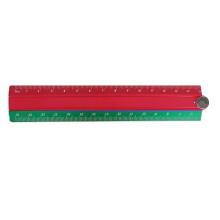 Multipurpose Folding Ruler Aluminum Alloy Drawing Ruler Metal Measuring Tool compatible with Engineering Drafting Technical Drawi