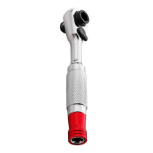 Double Ended Ratchet Wrench Tool Ergonomic Nonslip Handle 1/4" Drive Ratchet Handlecompatible with Home Workshop Use Multicolor