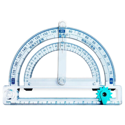 Professional Protractor Angles Measuring Tool with Circle Drafting Ruler compatible with Art Technical Drawing Engineering Marking