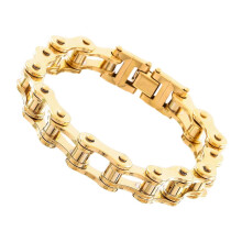 Bracelet de poignet industriel en acier inoxydable, compatible avec fermoir fermé, résistant à la transpiration, style punk, multicolore.
