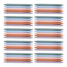Set van 50 zwarte gelpennen (0,5 mm) voor dagelijks gebruik in de klas en op de werkplek.