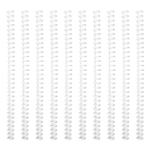 10 Pcs 30 Rings Comb Binding Spines Plastic Binding Combs Office School Supplies compatible with Document Organiz