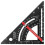 Carpenter Square Aluminium Carpentry Ruler Woodworking Measurement Tool Adjustable Combination Square Framing Squa 1