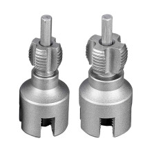 Elektrischer Gewindeschneidschneider mit 1/2"- und 3/4"-Schneidbacken, tragbar, für PVC-Rohrleitungen, kompatibel mit PVC-Installationen, 2 Stück