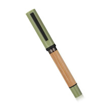Houten vulpen, soepel schrijvende pen, kalligrafiepen, zakelijke pen, 0,5 mm kalligrafiepen, geschikt voor school en kantoor.