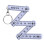 10 Fold Plastic Ruler Keychain Multipurpose Folding Ruler Keyring Student Measuring Tool compatible with Easy Measurements 1