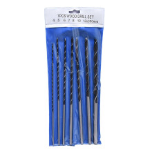 Premium 7Piece 300mm Drill Bit Set Carbon Steel Helical Wood Bit 4-12mm compatible with Professional Carpentry compatible withmwork Application