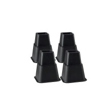 Set mit 8 robusten Kunststoff-Bettfüßen, 15 cm dick, Beinverlängerungen, Zubehör kompatibel mit Schreibtisch, Stuhl, Sofa, Aufbewahrungslösung