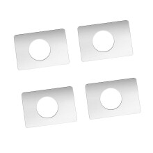 Door Handle Fixing Cover Filler Repair Backplate Door Knob & Deadbolts Reincompatible withcement Plate compatible with Home Security Improvement