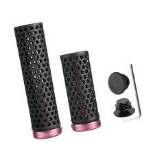 1 paire de poignées de guidon antidérapantes ergonomiques pour vélo, compatibles avec différents modèles de vélos.