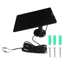 5W Solars Charger compatible with Outdoor Cameras Solars Powereds Light Emergency Equipment Small Appliances ABS Construction