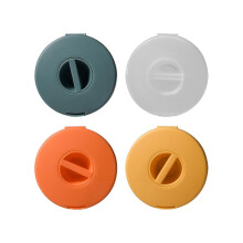 TangleFree Cord Organizers Circular Portable compatible with Phone Chargers Smartwatch Cables Adjustable Compartments Carry On Solution
