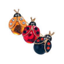Vibrant Insect Brooch Collection Stylish Ladybirds Pin Metal Craftsmanship Clothing Decoration compatible with Versatile Outfits
