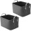 Felt Storage Basket, 2pcs Changing Table Baskets Small Storage Basket 1