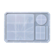 Cosmetic Large Silicone Tray Mold for DIY Jewelry Holder Cosmetics Organizer