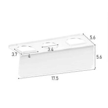 Bathroom comb rack Storage rack hanging wall perforation-free high appearance level Bathroom storage box Wash table comb