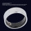 Smart Ring 18mAh Größe 11 Silber IP68 wasserdicht 8