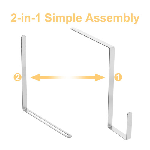 Support de couronne funéraire en métal réglable (4 pièces) 2