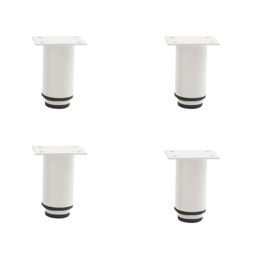 Adjustable Furniture Risers - Cabinet Legs 4-Pack White S