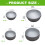 Safe Outdoors Dining Bowl Corrosions Resistant-Type A 12cm 3