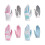 1 Pair Synthetic Microfiber Golf Gloves Suitable for-Blue C 2