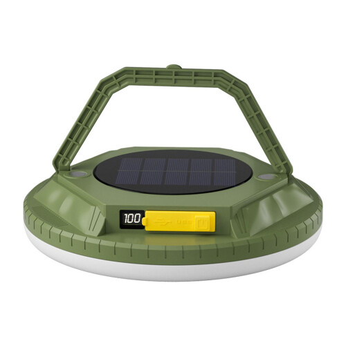 Solar Camping Light Foldable Design ABS Construction Lamp For-S 1