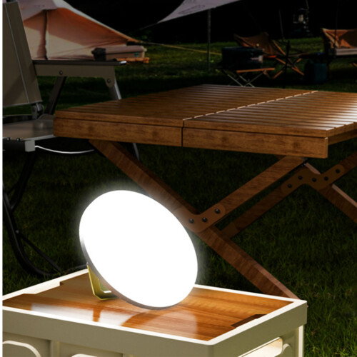 Solar Camping Light Foldable Design ABS Construction Lamp For-S 2