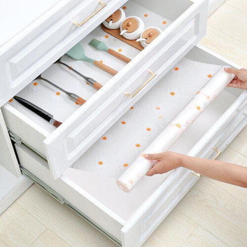 Rivestimento antiscivolo per ripiani, versatile e adatto a cucina e bagno. 2