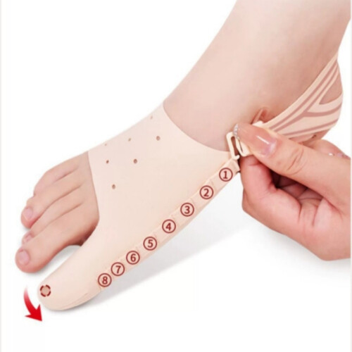 Bunion Corrector för Hallux Valgus, Justerbar Tåriktare  L 2