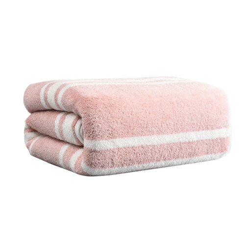 Serviette de bain en polaire corail 34 x 76 cm
