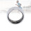Smart Ring 18 mAh Ti-Stahl Größe 9 Silber IP68 GPS 7