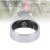 Smart Ring 18 mAh Ti-Stahl Größe 9 Silber IP68 GPS 13
